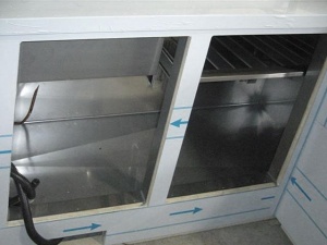 banchi piani bar inox